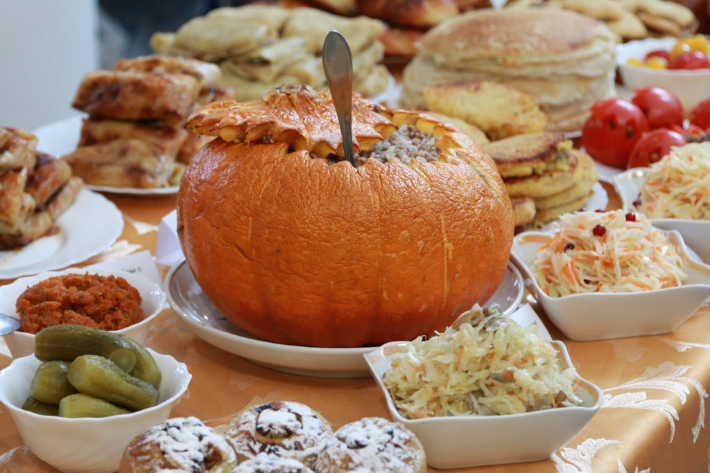 Постный стол меню тыква вегетарианство соленья