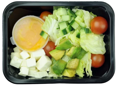 Салат из авокадо с адыгейским сыром