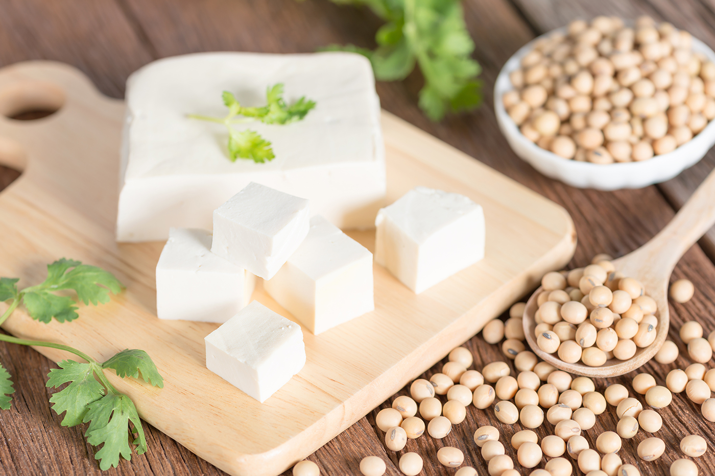 Тофу кусочки