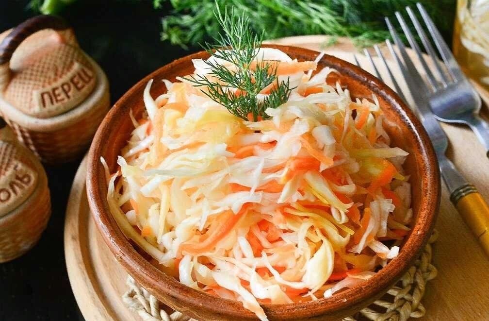 Квашеная капуста стол Новый год