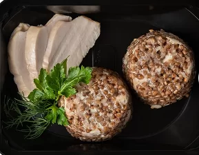 Гречневая запеканка с куриным филе